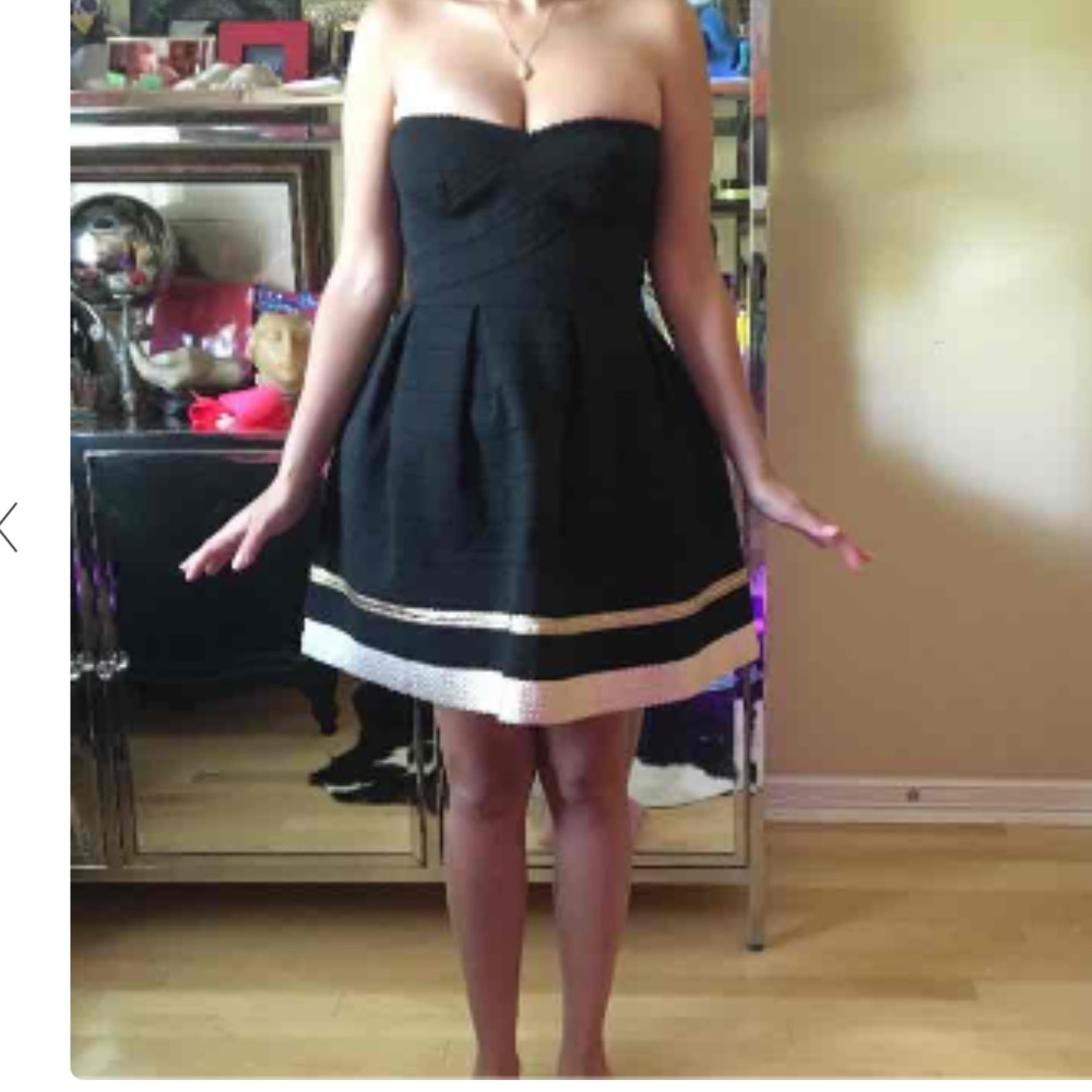 Fit and flare M bandage dress